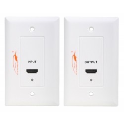 HDMI Audio/Video Wall Plate Extension Kit Over CAT5/CAT6